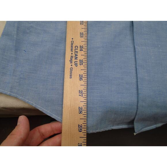 vintage KING KOLE work shirt CHAMBRAY lightweight denim L blue WESTERN cowboy - Picture 9 of 12